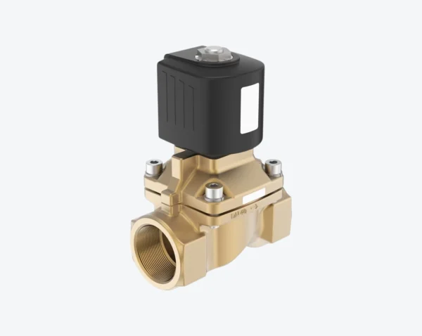 Burkert Solenoid valve Type 6407 - Servo-assisted 2/2-way piston valve
